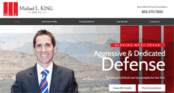 Desktop Screenshot of kingcriminaldefense.com